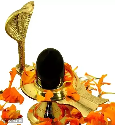 idols  figurines Brass Jalheri for Shiva ling Yoni Stand Decorative-thumb2