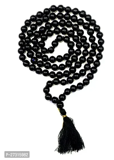 Black Agate Mala/Black Hakik Mala-thumb0