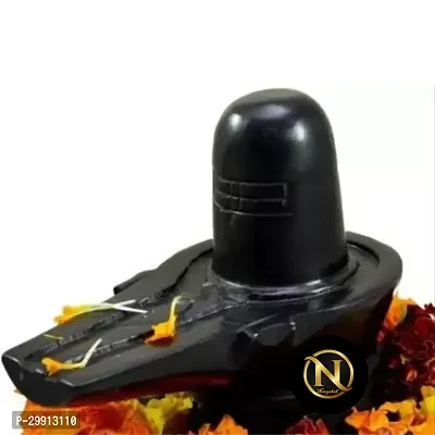 Black Stone Shivlinga For Home Pooja-thumb0