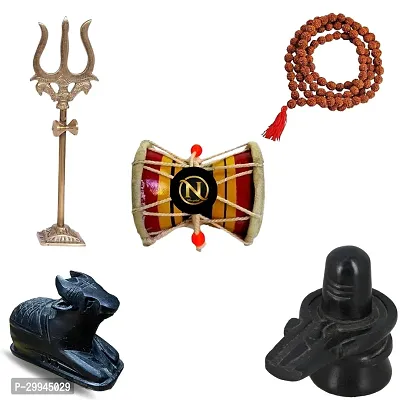 Decorative Religious Shivling Showpiece with Pooja Item, Combo-thumb0