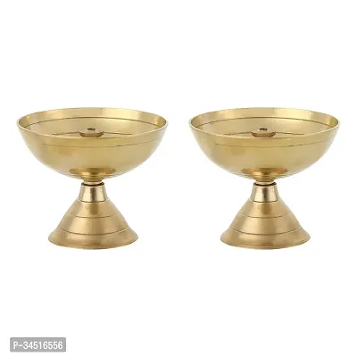 Deginer Brass Diya Pack Of 2-thumb0