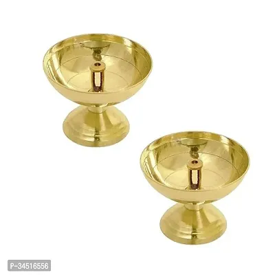 Deginer Brass Diya Pack Of 2-thumb3