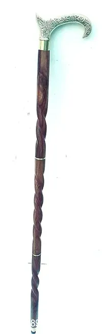 Handcrafted Rope Antique Wooden Stick 36 inches