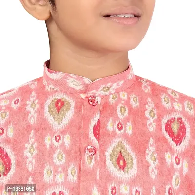 Stylish Fancy Cotton Rayon Kurta With Bottom Wear Set For Boys-thumb3