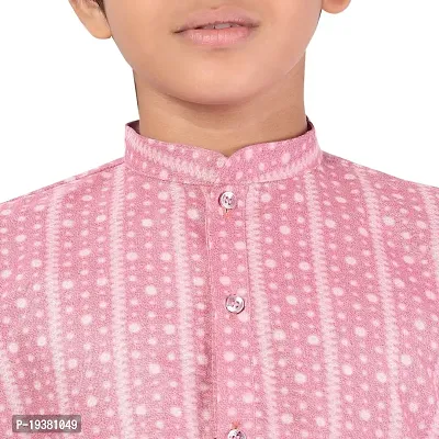 Stylish Fancy Cotton Rayon Kurta With Bottom Wear Set For Boys-thumb5