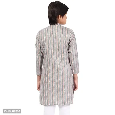 Stylish Fancy Cotton Rayon Kurta With Bottom Wear Set For Boys-thumb5