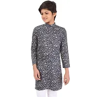 Stylish Fancy Cotton Rayon Kurta With Bottom Wear Set For Boys-thumb2