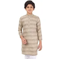 Stylish Fancy Cotton Rayon Kurta With Bottom Wear Set For Boys-thumb1