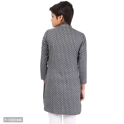 Stylish Fancy Cotton Rayon Kurta With Bottom Wear Set For Boys-thumb3