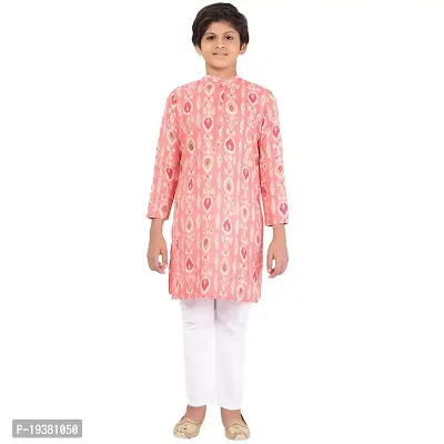 Stylish Fancy Cotton Rayon Kurta With Bottom Wear Set For Boys-thumb5