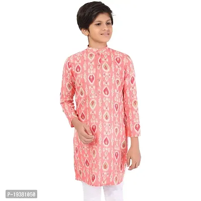 Stylish Fancy Cotton Rayon Kurta With Bottom Wear Set For Boys-thumb2