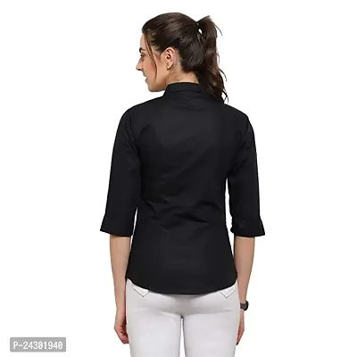 Stylish Women Georgette Casual Shirt-thumb4