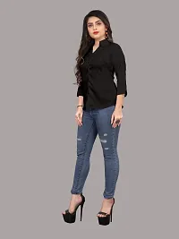 Stylish Women Georgette Casual Shirt-thumb2