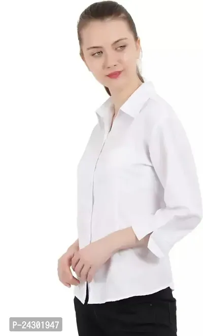 Stylish Women Georgette Casual Shirt-thumb4