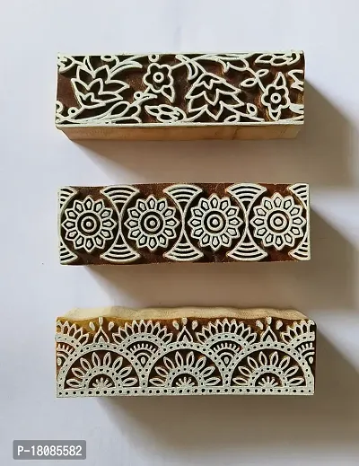 Wooden printing block stamp