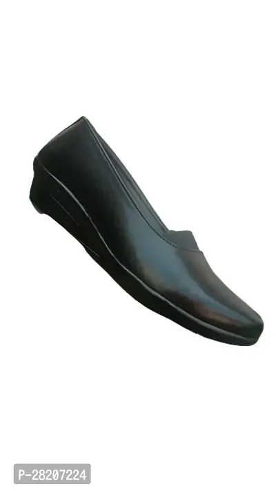 Comfortable Black Synthetic Shoes-thumb2