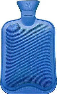 Diamond 2 L Large size THICK Rubber HOT WATER BOTTLE BAG WARM Relaxing Heat Cold Therapy Water Warm Bags-thumb1