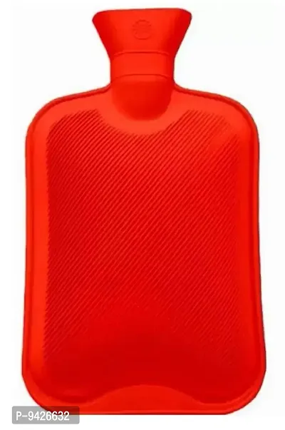 Diamond 2 L Large size THICK Rubber HOT WATER BOTTLE BAG WARM Relaxing Heat Cold Therapy Water Warm Bags-thumb3