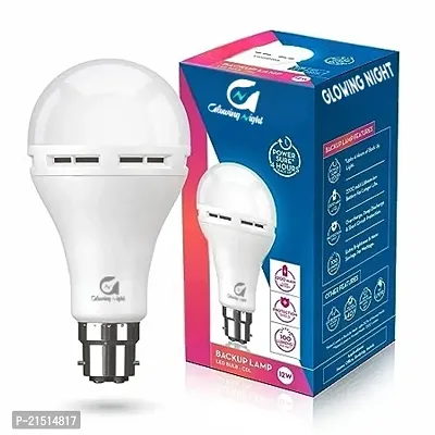 Glowing 12 watt rechargeable emergency inverter led bulb pack of 1-thumb0