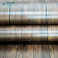 D?COR GALI Self Adhesive Dark WoodenTexture Waterproof Vinyl Wallpaper Stickers for Wooden Door, Wardrobe, Wall, PVC Wall Papers Design-2X8 Feet-thumb1