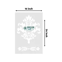 D?cor Gali Stencil for Wall Painting New Designs Size - 16x24 Inches Design No-DS-D27-thumb3