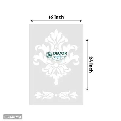 D?cor Gali Stencil for Wall Painting New Designs Size - 16x24 Inches Design No-DS-D27-thumb4