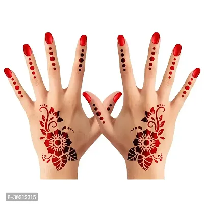 Apcute Mahndi stickers | Mehandi Stencils for Girls, women and Kids | Easy to use, Best Mehandi Design Stencil Sticker collections, Design no - Apcute - HB - 159