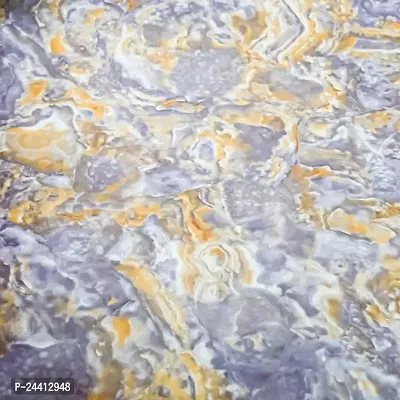 D?COR GALI Self Adhesive Purple and Golden MarbleTexture Waterproof Vinyl Wallpaper Stickers for Wooden Door, Wardrobe, Wall, PVC Wall Papers Design-2X12 Feet-thumb4