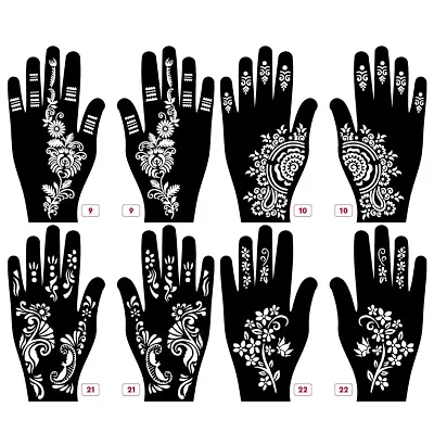 Apcute Mehandi art passion tools bridal Latest Mehandi Design Stencils for Girls, womens, kids, unisex Design NO - Apcute-New-9-10-21-22