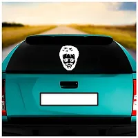 Dikoria Rajani Kant Car Sticker, car Stickers for Car Exterior, Glass, Wall, Window | White Color Standard Size (12x12 Inch) | Design-Rajani Kant Car Sticker White- D388-thumb1