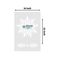 D?cor Gali Wall Stencil Designs for Painting Size - 16x24 Inches Design No-DS-D4-thumb3