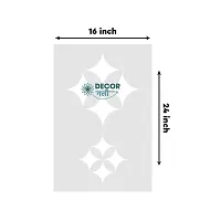 D?cor Gali Stencil Design for Living Room for Wall Painting New Designs Size - 16x24 Inches Design No-DS-D19-thumb3