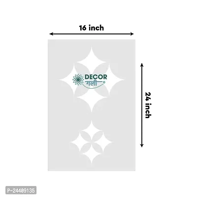 D?cor Gali Stencil Design for Living Room for Wall Painting New Designs Size - 16x24 Inches Design No-DS-D19-thumb4