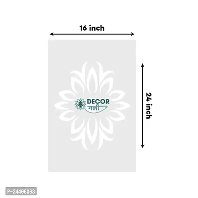 D?cor Gali Stencil for Wall Painting New Designs Size - 16x24 Inches Design No-DS-D1-thumb4