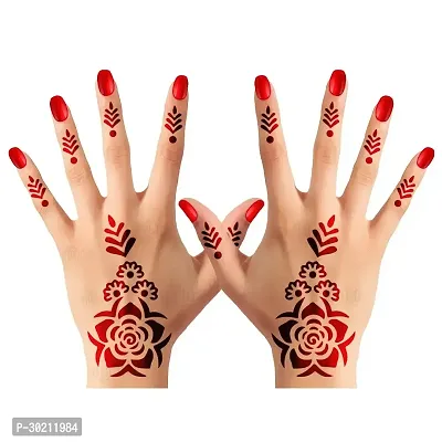 Apcute Tattoo designs for women | Mehandi Stencils for Girls, women and Kids | Easy to use, Best Mehandi Design Stencil Sticker collections, Design no - Apcute - HB - 204-thumb0