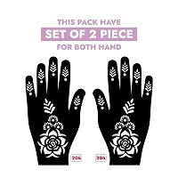 Apcute Tattoo designs for women | Mehandi Stencils for Girls, women and Kids | Easy to use, Best Mehandi Design Stencil Sticker collections, Design no - Apcute - HB - 204-thumb1