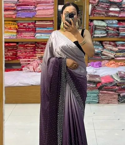 Hot Selling Chiffon Saree with Blouse piece 