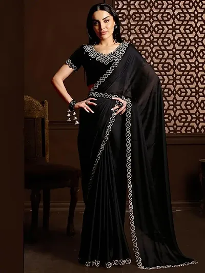 Must Have Pure Silk Saree with Blouse piece 