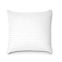 CPG SOFT Microfiber Strip Plain Super Soft Cushion Filler White, 16X16 Inches Pack of 2-thumb1