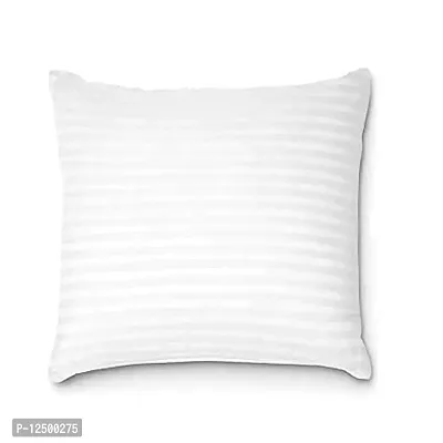 CPG SOFT Microfiber Strip Plain Super Soft Cushion Filler White, 16X16 Inches Pack of 2-thumb2