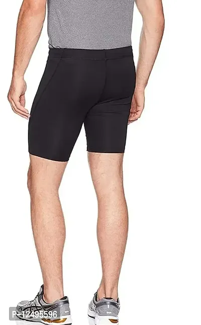 CPG SOFT Men's Cycling Shorts Bike Bicycle Pants Tights, Breathable & Absorbent (28) Black-thumb0