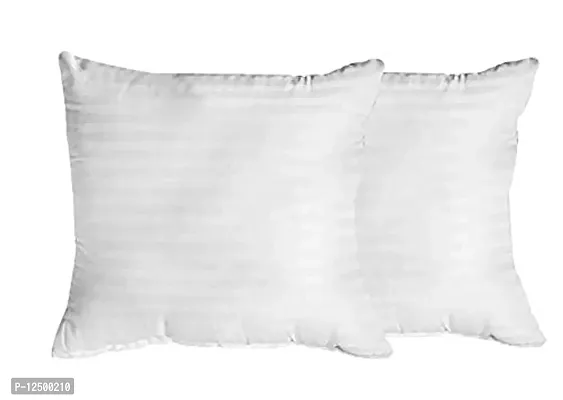 Samrat Hotel Quality Hollow Fiber Filler Cushion (16X16 Inches; White) -Set of 2-thumb2