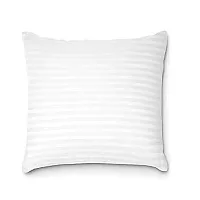 Great Samrat Microfiber Satin Strip Cushion Filler White, 16X16 Inches Pack of 2-thumb3