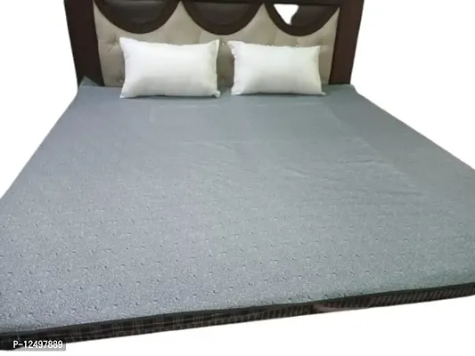 Home Dressing PVC Double Bed Mattress Protector Sheet,75"" x 78"" - King Size, Blue
