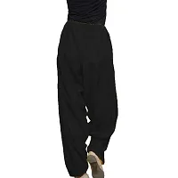 Trusha Dresses Women's Loose Fit Patiala/Salwar Pant (Free, Black)-thumb1