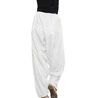 Trusha Dresses Women's Loose Fit Patiala/Salwar Pant Pack of 2 (Free Size) (Black-White)-thumb4