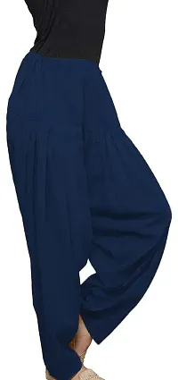 Trusha Dresses Women's Loose Fit Patiala/Salwar Pant Pack of 2 (Free Size) (Black-Navy)-thumb3