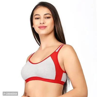 Stylish Multicoloured Cotton Solid Bras For Women Pack Of 3-thumb3