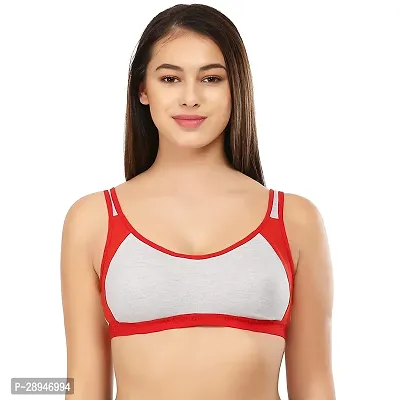 Stylish Multicoloured Cotton Solid Bras For Women Pack Of 3-thumb2
