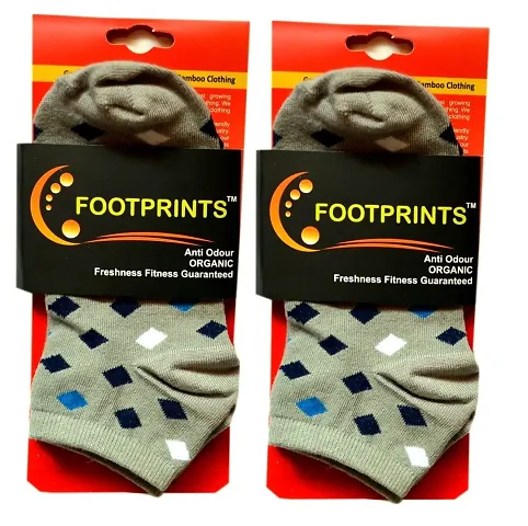 Footprints Organic Cotton- Women Footies Loafers - No Show Socks(Pack of 2 Pairs)